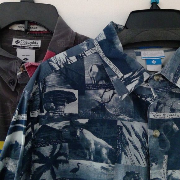 2- Columbia Button down shirts - Size Large WHAT A DEAL! - Picture 3 of 7